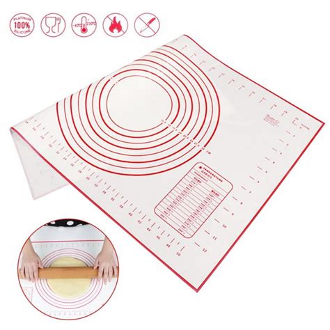 Silicone Baking Mat Non Slip Pastry Mat With Measurement Non Stick Bpa