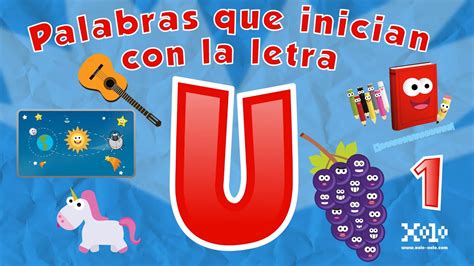 Palabras Que Inician Con La Letra U En Español Para Niños