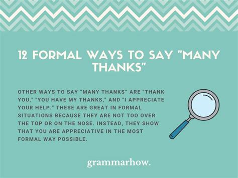 12 Formal Ways To Say Thank You 2023