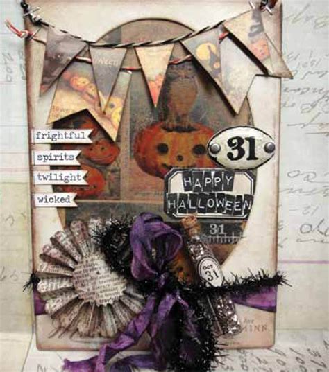 Halloween Cabinet Card By Tim Holtz At Fall Halloween