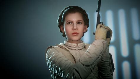 Leia Organa Face Touch Up At Star Wars Battlefront Ii 2017 Nexus