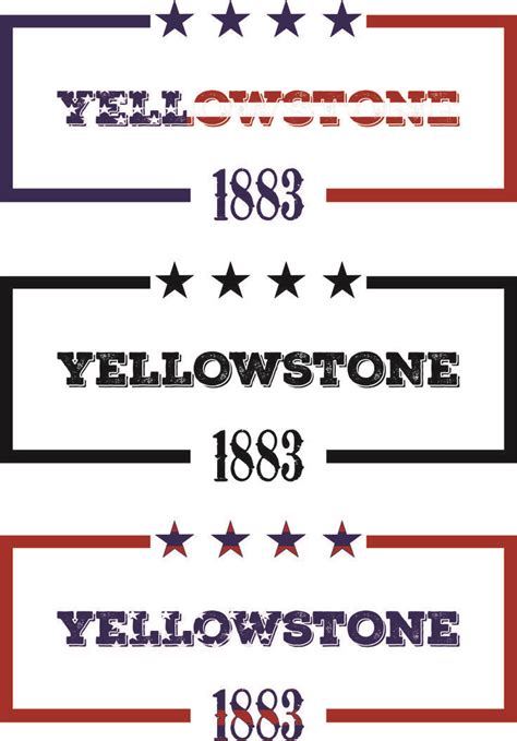 Yellowstone 1883 Svg Yellowstone Png Western 1883 Montana Svg Dutton