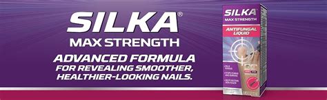 Silka Max Strength Antifungal Liquid With Brush Applicator For Toenail Fungus Treatment Athlete