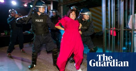 pussy riot rehearse for dismaland concert finale in pictures world news the guardian