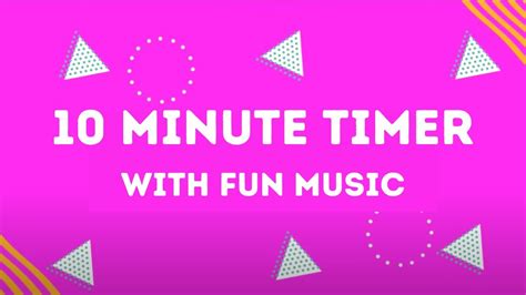 10 Minute Timer With Fun Music YouTube