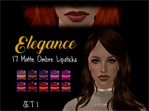 Aldisimmer Elegance Matte Ombre Lipsticks Sims 2 Cc Finds Blog