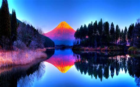 Landscape Pictures Colorful Mountains Mountain Wallpaper