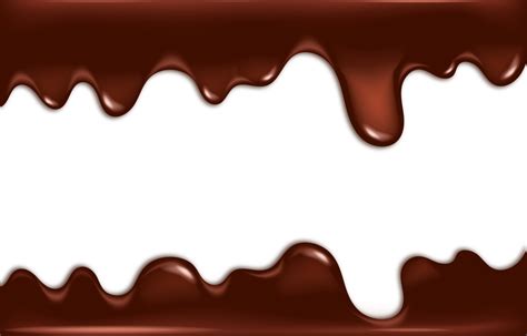 Melted Chocolate Dripping Frame 22688648 Png