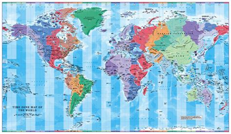 World Time Zones In English Selas Mapping Services