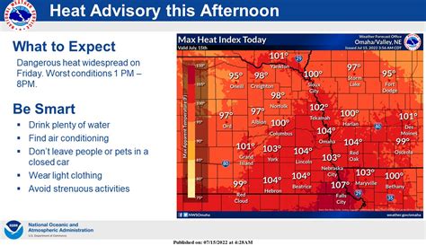 NWS Omaha On Twitter Hot Conditions Are On Tap This Afternoon And A Heat Advisory Is In