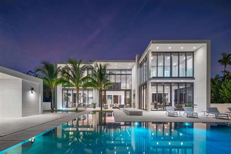 New Modern Mansion In Miami Beach Fl Video Tour In Comments Luxury