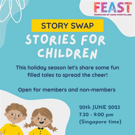 Open Story Swap Stories For Children Event Calendar Federation Of