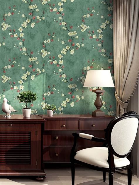 Discover More Than 90 Dark Green Floral Wallpaper Latest Incdgdbentre