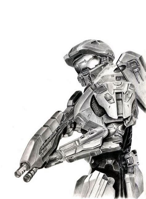 giving life to your pencil art 45 realistic drawings greenorc halo master chief master