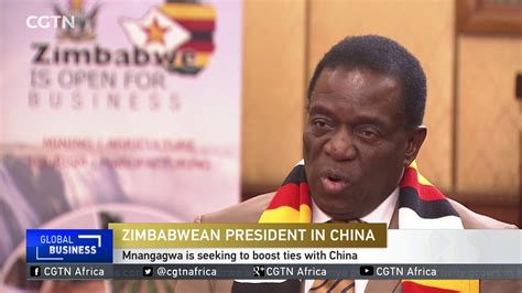 Interview One On One With Zimbabwes President Emmerson Mnangagwa Youtube