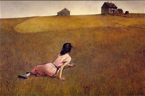 A Painting Of A Woman Laying On The Ground Next To A Tardish In A Field