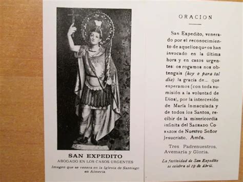 San Expedito Historia Oraciones Novena Milagros Y Más