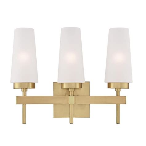 Shop for bathroom lighting online and get free shipping to any whatever your preference, a new set of bathroom lighting fixtures will transform your decor. Westinghouse Chaddsford 3-Light Champagne Brass Wall Mount ...