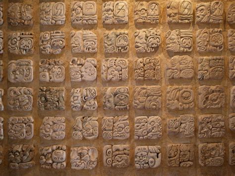 Mayan Glyphs Tikal Ancient Mayan Ancient Aliens Mayan Glyphs