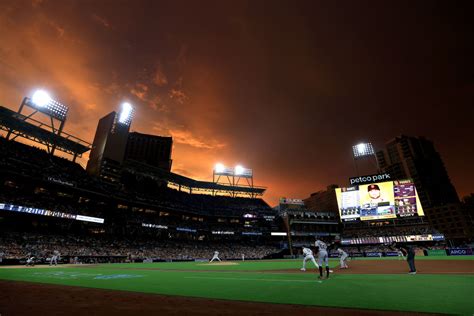 Forget The Score Did You See The Sky At Last Nights Padres Game In