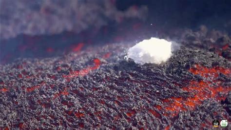 Lava Vs Ice Etna Eruption 2023 Youtube