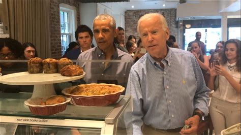 Obama And Biden Make Surprise Dc Lunch Visit Good Morning America
