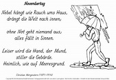 Novembertag (Christian Morgenstern) - Medienwerkstatt-Wissen © 2006 ...