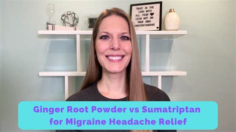 Ginger Root Powder For Migraine Headache Relief Youtube