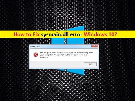 How To Fix Sysmain Dll Error Windows PC Transformation