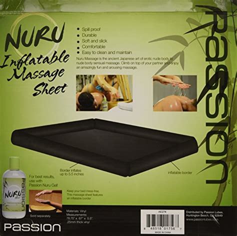 Passion Lubes Nuru Inflatable Vinyl Massage Sheet 784922023704 Ebay