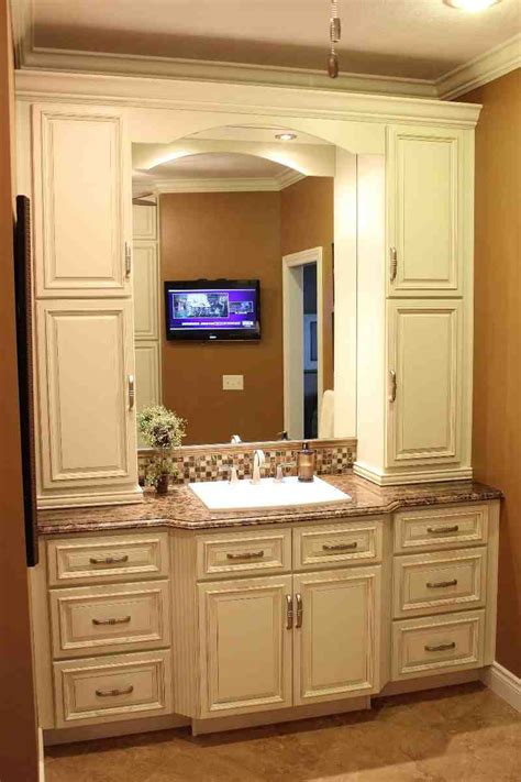 Bathroom Vanity Linen Cabinet Bathroom Linen Cabinets With Matching