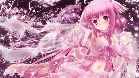 Pink Anime Wallpapers Top Free Pink Anime Backgrounds Wallpaperaccess
