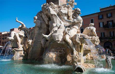 Fountain Of The Four Rivers Gian Lorenzo Bernini Gualtiero Corsi Srl