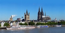 BERGFEX: Panoramakarte Köln: Karte Köln - Alm - Köln