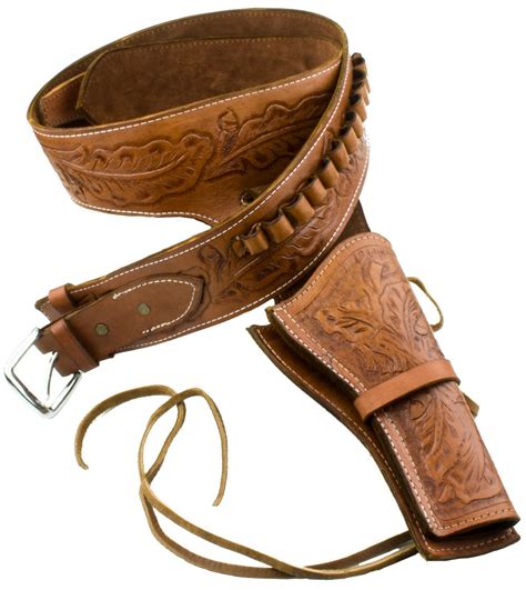 Leather Gun Holster Brown Cowboy Action Shooting