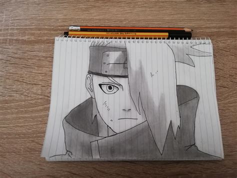 Naruto Deidara Drawing