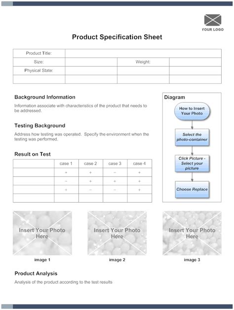 Learn why writing a great project specification is essential for the success of your project. 5 Free Specification Sheet Templates - Word - Excel - PDF Formats