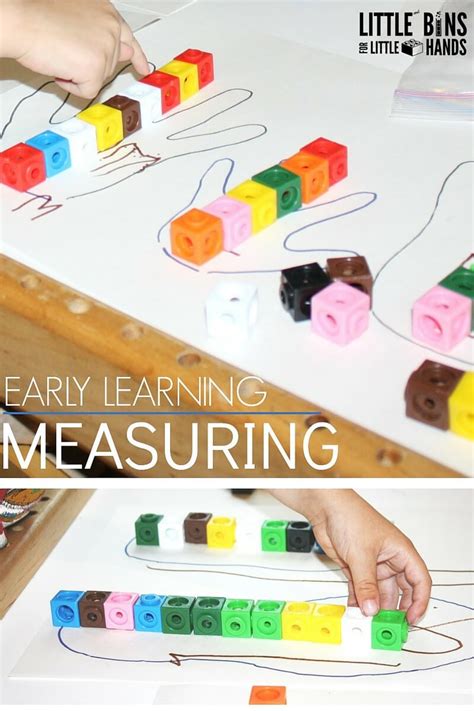 Measuring Activity For Preschoolers Little Bins For