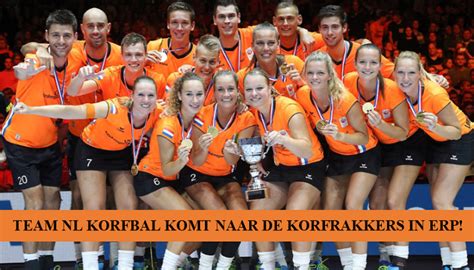 Bekijk de gehele nederlands elftal shop op soccerfanshop.nl. Team NL Korfbal komt naar Erp! - Meierijstad