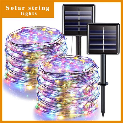 Led Outdoor Solar Lamp String Lights 200400 Leds Fairy Holiday