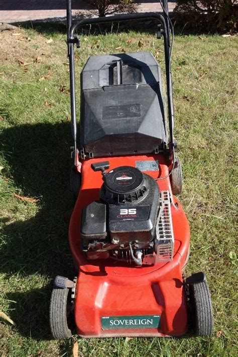 Sovereign 35 Petrol Lawn Mower Good Working Order In Eastbourne