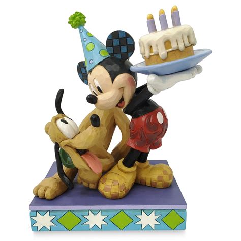 Mickey Mouse And Pluto Happy Birthday Pal Figure By Jim Shore