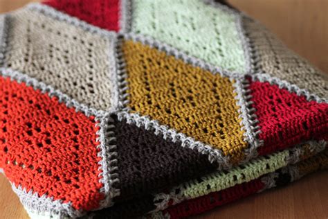 How To Crochet Spicy Diamond Blanket Free Pattern Video Tutorial