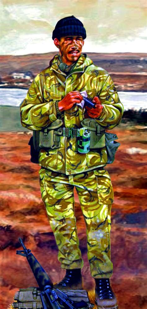 Trooper From 22 Sas Regiment During Falklands War Falklands War War