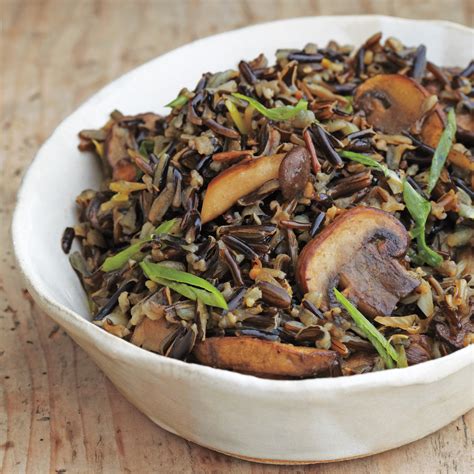 Wild Rice With Balsamic Mushrooms