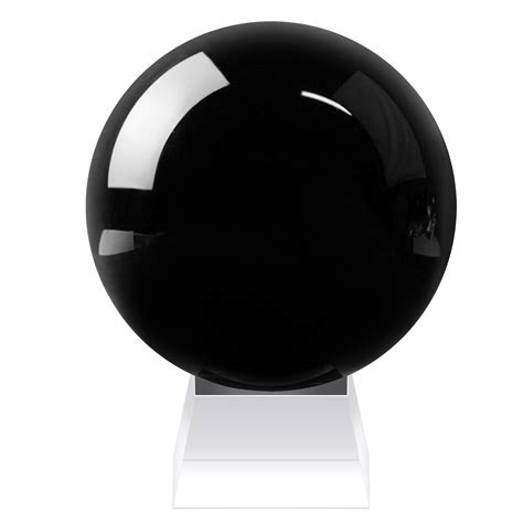 Neewer 80mm315inch Black Crystal Ball Globe With Crystal Stand For