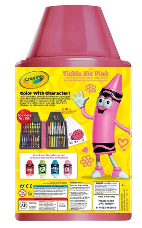 Buy Crayola Tip Art Case Tickle Me Pink At Mighty Ape Australia