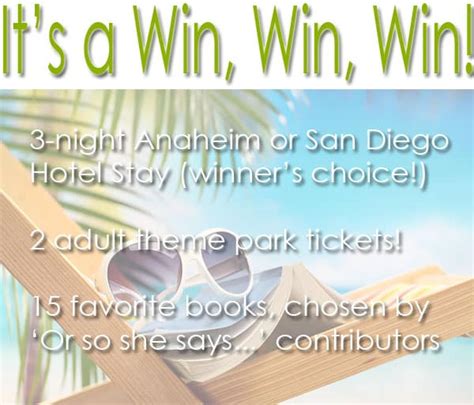 Favorite Books And Summer Vacation Giveaway