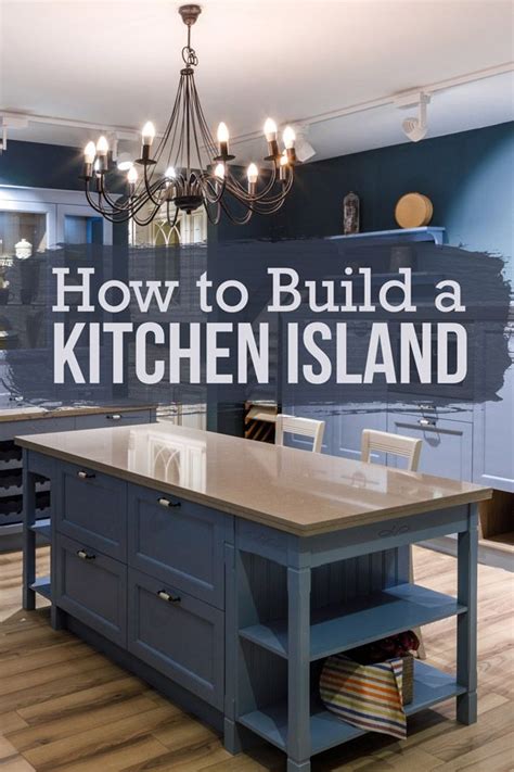 This handsome and convenient kitchen island features a durable butcher block top, two big drawers and two open shelves (one with an optional wine rack) and casters that make it easy to move. Two Simple DIY Kitchen Island Designs | Diy kitchen island, Build kitchen island, Kitchen island ...