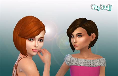 Mystufforigin Innocence Hair For Girls Sims 4 Hairs Sims 4 Girl Sims